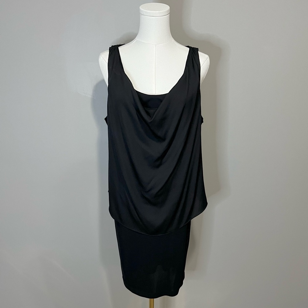 Alice + Olivia Layered Black Dress Size S